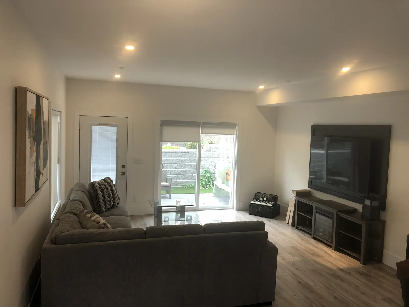 Living room sofa detail